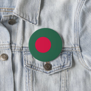 Bangladesh flag 7.5 cm round badge