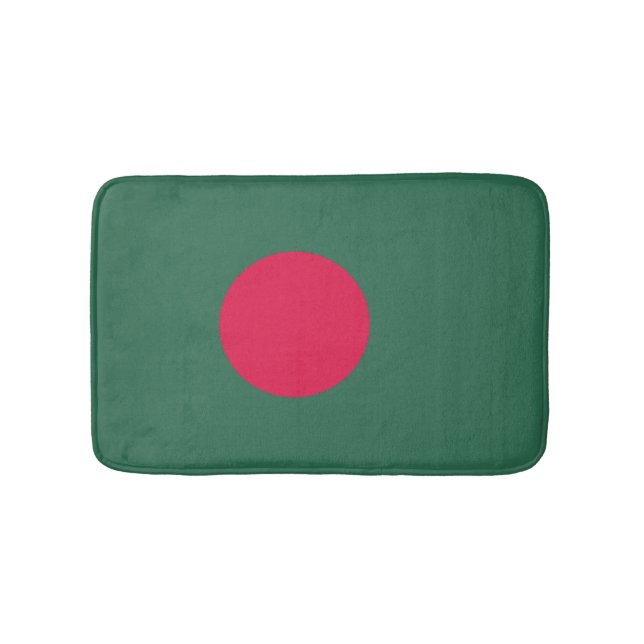 Bangladesh flag bath mat (Front)