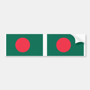 Bangladesh flag bumper sticker