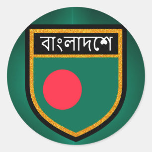 Bangladesh Flag Classic Round Sticker