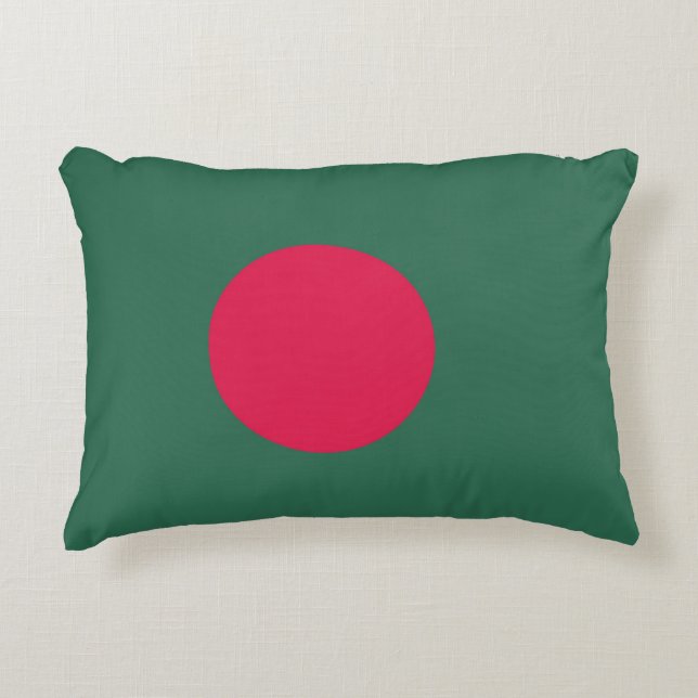 Bangladesh flag decorative cushion (Front)