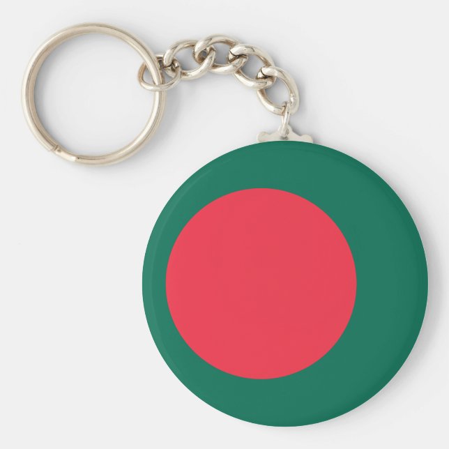 Bangladesh Flag Key Ring (Front)
