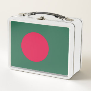 Bangladesh flag metal lunch box