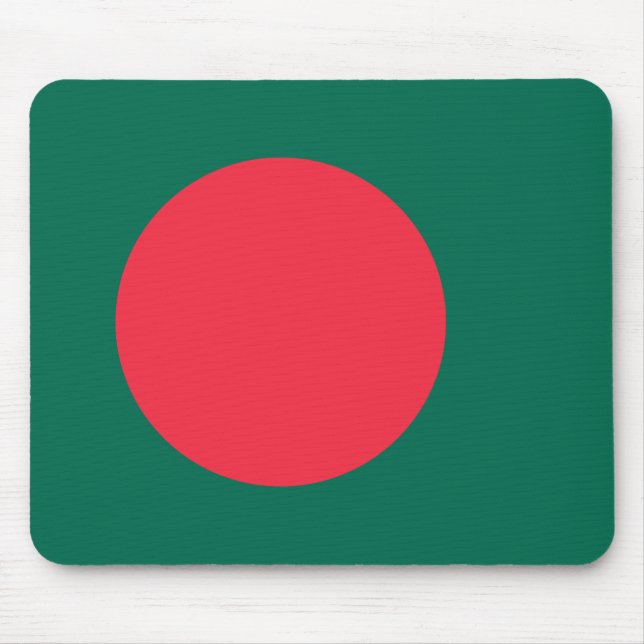 Bangladesh Flag Mouse Mat (Front)