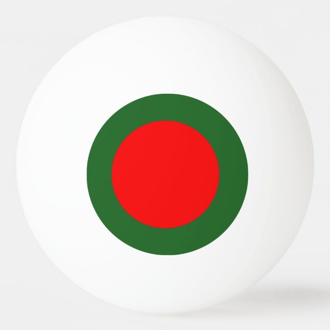 Bangladesh Flag Ping Pong Ball (Front)
