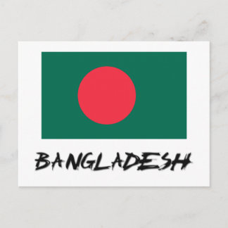 Bangladesh Flag Postcard