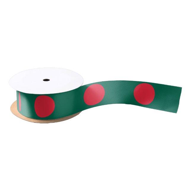 Bangladesh Flag Satin Ribbon (Spool)