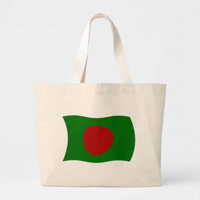 Bangladesh Flag Tote Bag (Front)