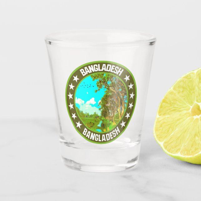 Bangladesh                                         shot glass (Front)