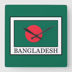 Bangladesh Square Wall Clock