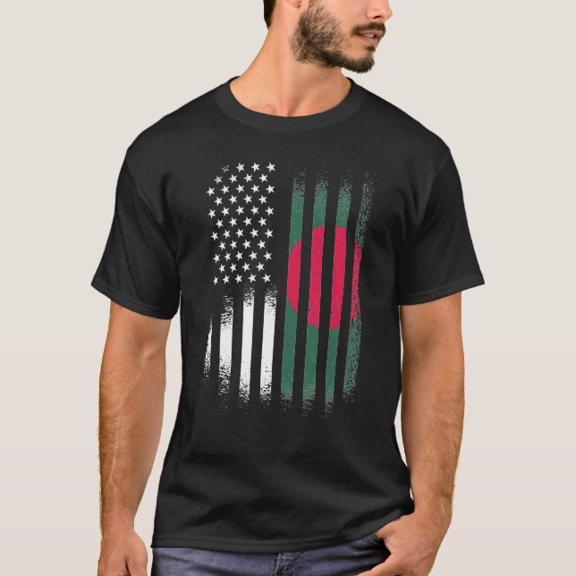 Bangladeshi American Heritage Month Bangladesh Pat T-Shirt (Front)