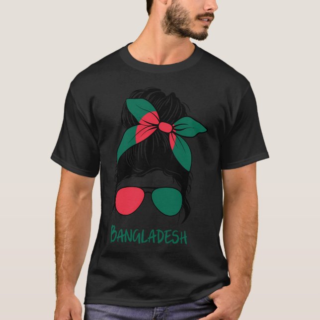Bangladeshi Bangladesh Bangladesh Flag T-Shirt (Front)