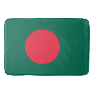 Bangladeshi Flag (Bangladesh) Bath Mat