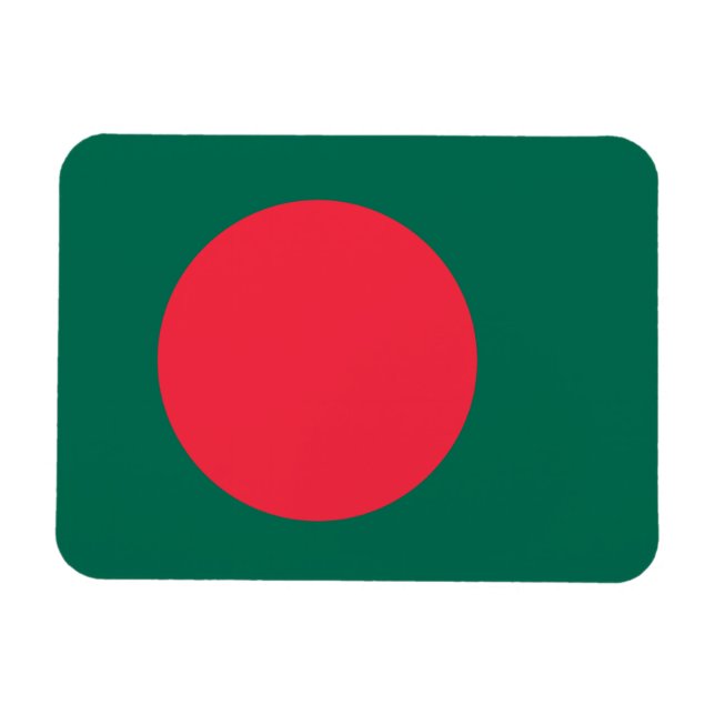 Bangladeshi Flag (Bangladesh) Magnet (Horizontal)