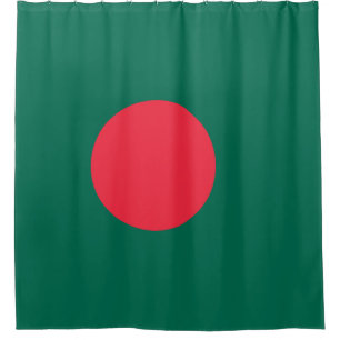 Bangladeshi Flag (Bangladesh) Shower Curtain