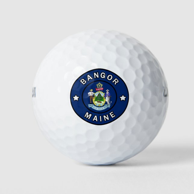 Bangor Maine Golf Balls (Front)