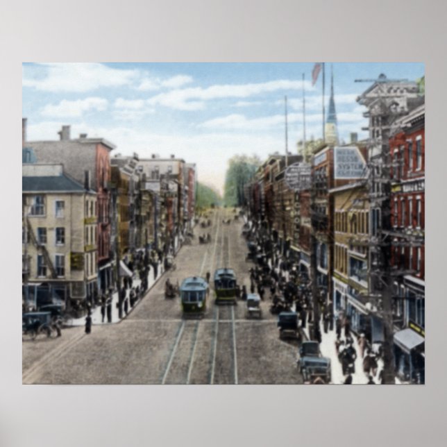 Bangor Maine Main Street Poster (Front)