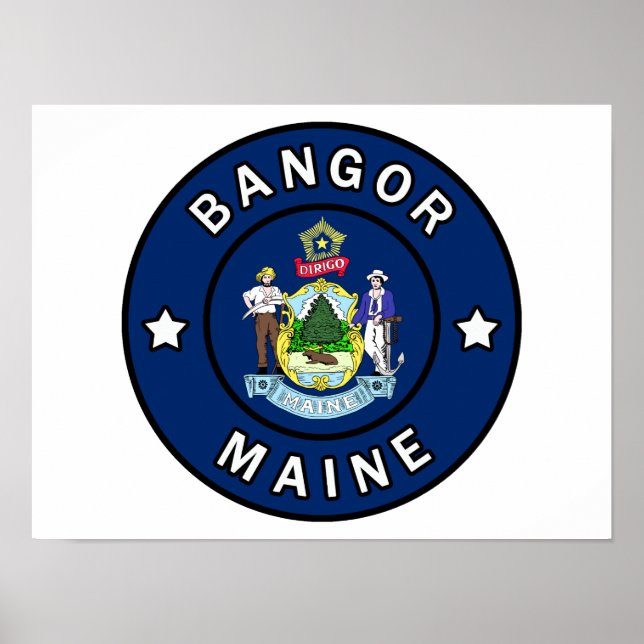 Bangor Maine Poster (Front)