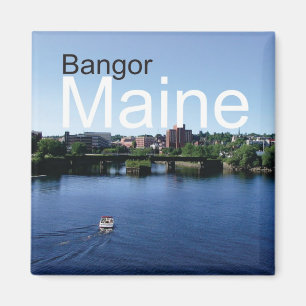 Bangor Maine Travel Souvenir Fridge Magnet