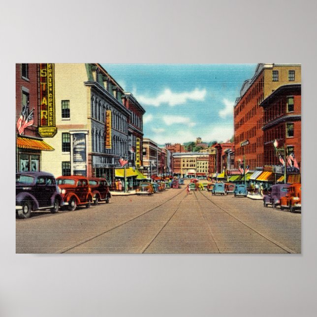 Bangor, ME Vintage Postcard Print (Front)