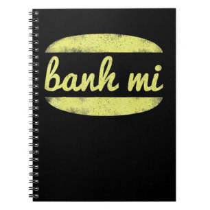 Banh Mi Chef Humour Foodie Cooking Lover Gift Notebook