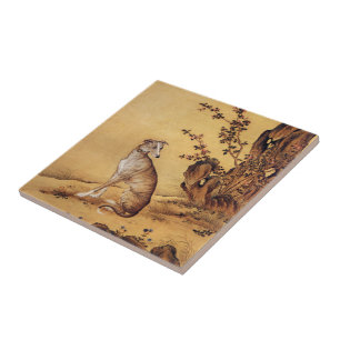 Banjinbiao 斑锦彪 ~Greyhound ~ Giuseppe Castigl Tile