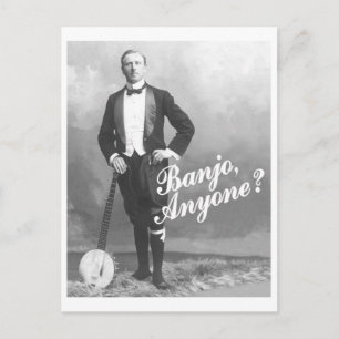 Banjo Anyone Postcard
