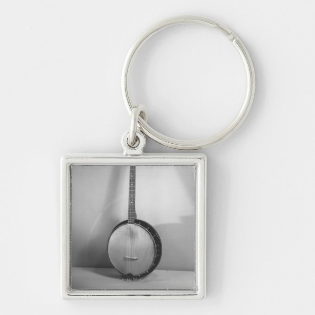 Banjo B&W Key Ring (Front)