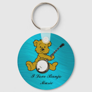 BANJO BEAR-KEYCHAIN KEY RING