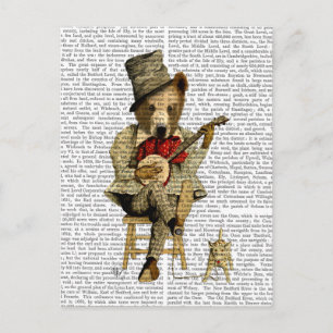 Banjo Bear Postcard