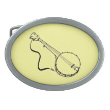 Banjo Belt Buckle