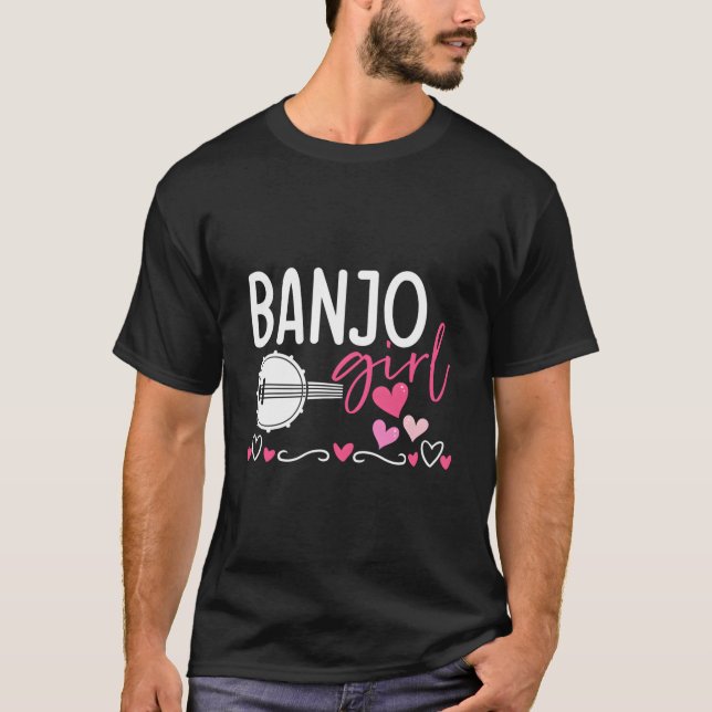 Banjo Bluegrass Banjo Player T-Shirt (Front)