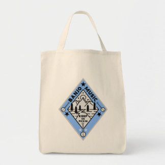 Banjo Bluegrass Music Tote Bag