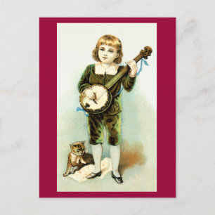 Banjo Boy Postcard