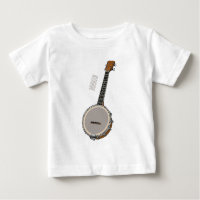 Banjo cartoon illustration 