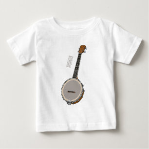 Banjo cartoon illustration  baby T-Shirt