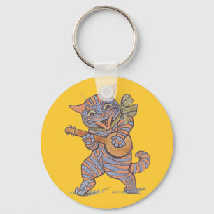 Banjo Cat Keychain