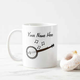 Banjo Custom Mug Banjoist Folk Musician Gift