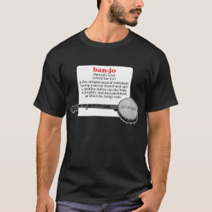 Banjo Definition Men's dark short sleeve T-Shirt