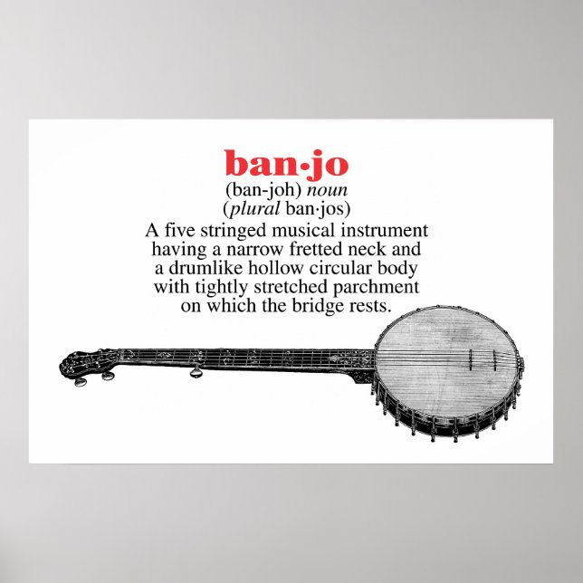 Banjo Definition Poster (Front)