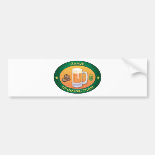 Banjo Drinking Team Bumper Sticker