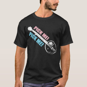 Banjo For Men Blue Grass T-Shirt