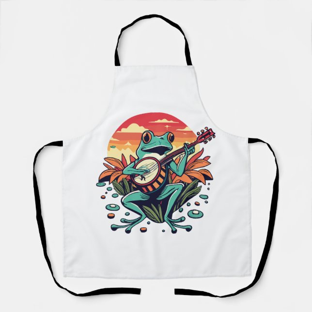 Banjo Frog Apron (Front)