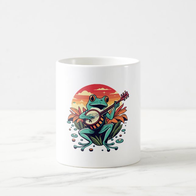 Banjo Frog Coffee Mug (Center)