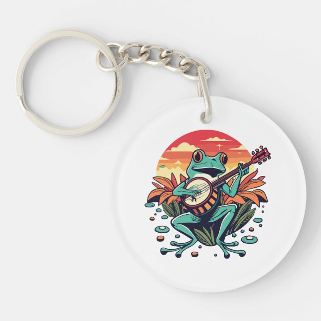 Banjo Frog Key Ring (Front)