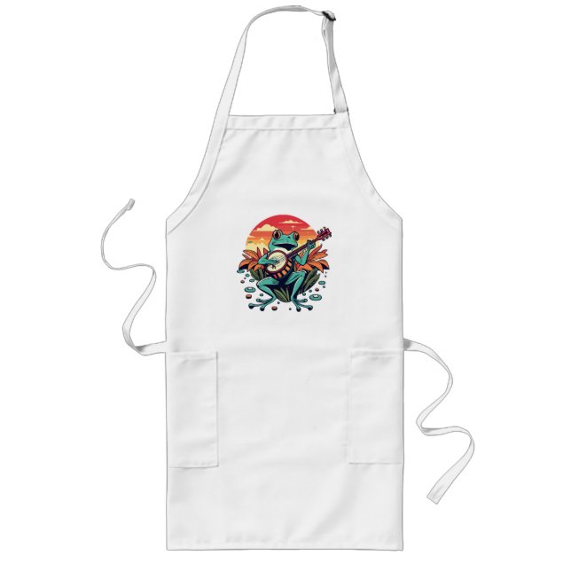 Banjo Frog Long Apron (Front)