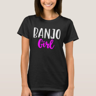 Banjo Girl Player Women Cute Banjoist T-Shirt