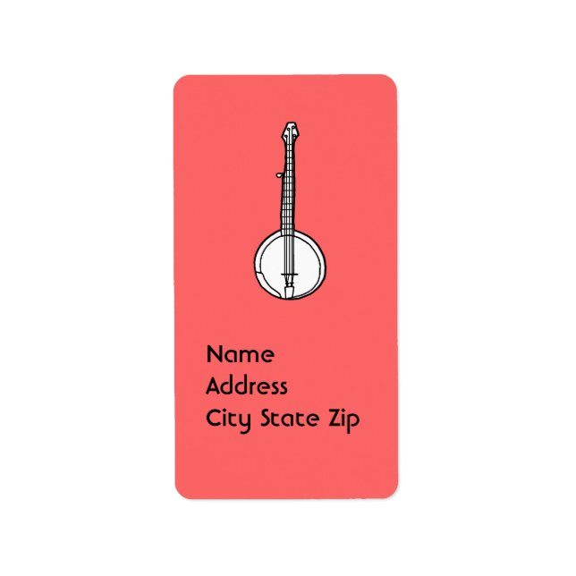 Banjo Gnawa Label (Front)