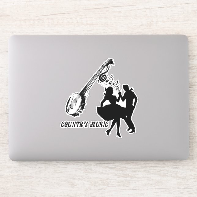 Banjo Guitar Country music Dancers Silhouette Art (Computer)