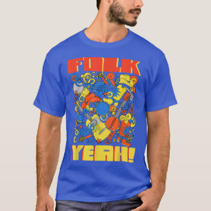 Banjo Guitar Player Folk Yeah  T-Shirt